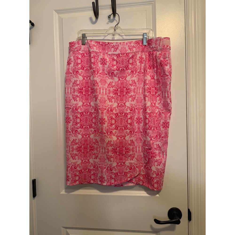 RipSkirt Hawaii Wrap Skirt Women XL Pink Floral Length 3 Quick Dry Modest Travel